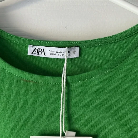 NEW zara puff sleeve dress - Picture 2 of 4